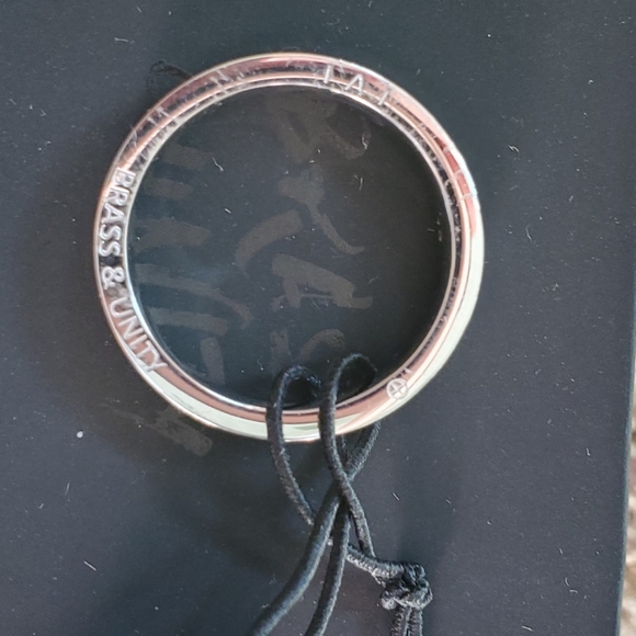 Brass and Unity Silver Ring - Picture 1 of 2